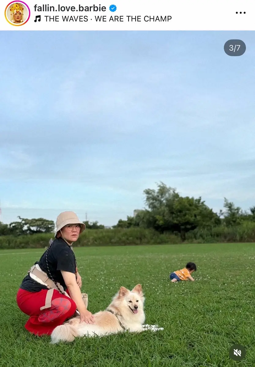 【画像・写真】バービー「最近我が家がハマっている」癒しスポット公開　家族写真に反響続々「なんて平和」「ほっこり」