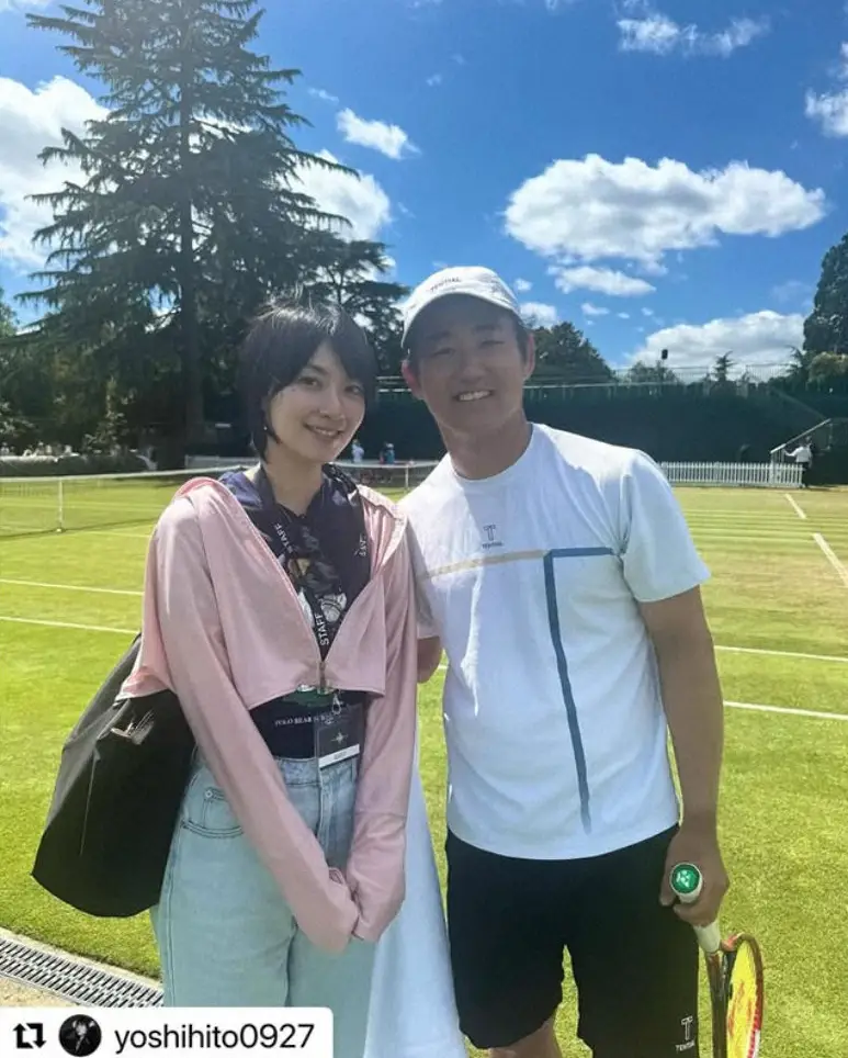 【画像・写真】檜山沙耶　男子テニス西岡良仁との仲良し夫婦ショットを公開　ファンほっこり「素敵」「幸せそう」