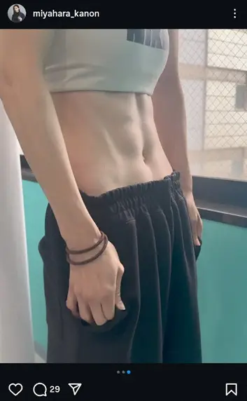 【画像・写真】“仮面ライダー女優”宮原華音　「1カ月ダイエット」の美腹筋披露に「本当に凄い」「素敵です」