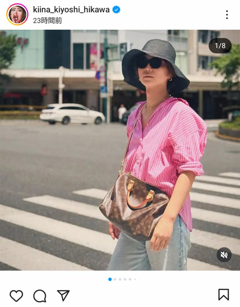 【画像・写真】氷川きよし　京都の街を「ぶらり」散策姿披露　「友」倖田來未の母＆妹のmisonoとの3ショットも