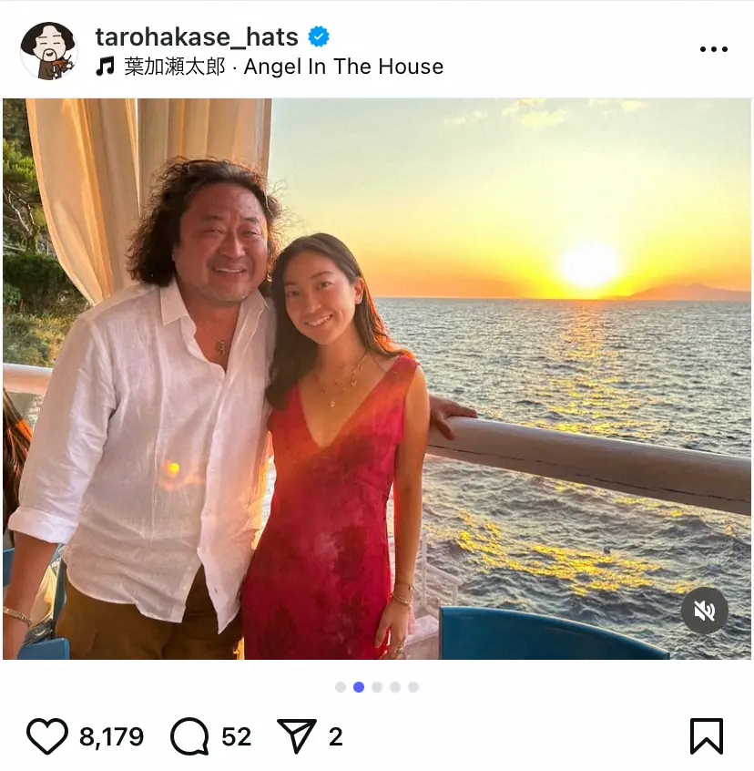 【画像・写真】葉加瀬太郎　長女の26歳の誕生日を祝福「最高の娘でいてくれてありがとう」　2Sに反響「素敵な親子」