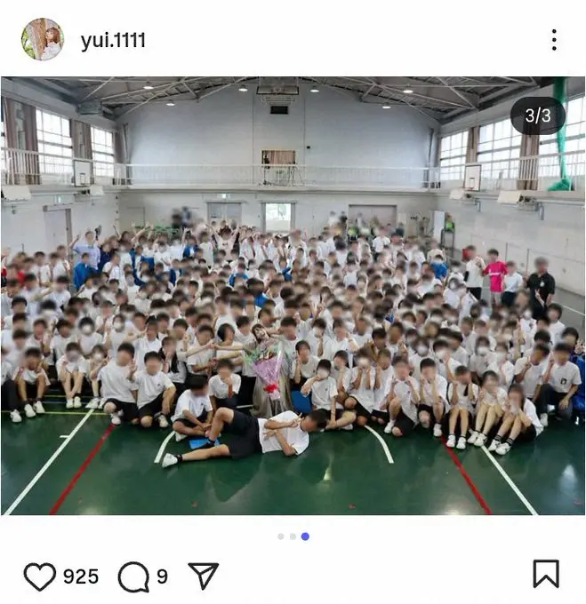 【画像・写真】“ジャンボリお姉さん”林祐衣　「とても素敵な時間」中学校訪問　清楚ロングワンピ姿に「かわいい」の声