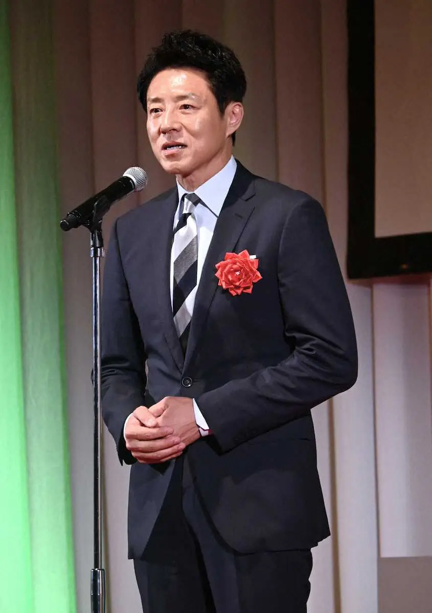 【画像・写真】登壇した松岡修造氏（撮影・小渕　日向子）