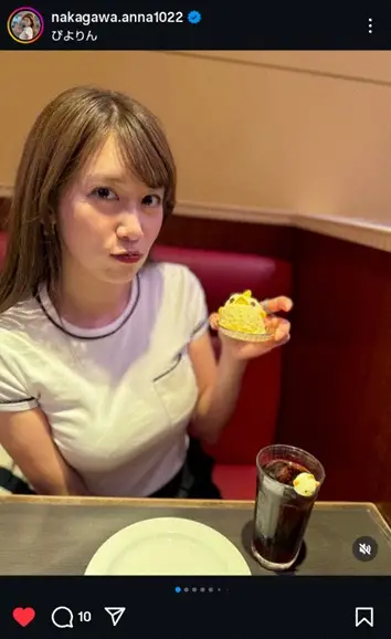 【画像・写真】中川安奈アナ　“名古屋名物”ぴよりんの顔マネ披露に「ポイント押さえてるう！」「綺麗過ぎます」