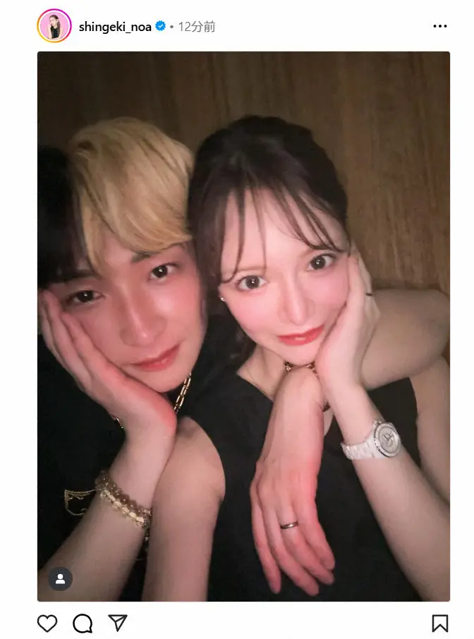 【画像・写真】ヒカル、進撃のノア夫妻の密着ショットが反響「幸せお裾分けありがとう」「ラブラブすぎてほっこり」