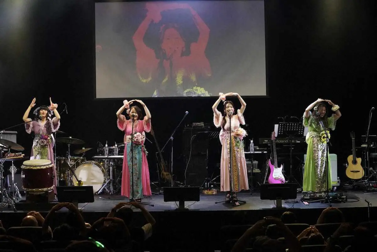 【画像・写真】母娘2組ユニット「ゆいがーる」が夏祭りライブ　ひるおびエンディング曲など披露