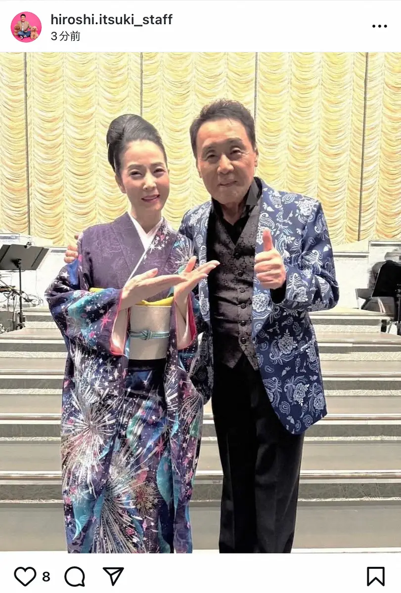 【画像・写真】五木ひろし　坂本冬美との2Sで復帰報告「27日無事に」千秋楽「温かいご声援、ありがとうございました」