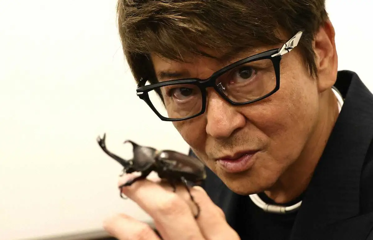 【画像・写真】【大昆虫展】俳優・哀川翔　夢の“90ミリ”カブトムシ誕生へ続く「自己との闘い」