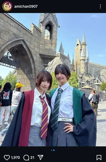 【画像・写真】“えなこの妹”みたい　仲良しグラドル南あみ　黒うさぎコスプレ公開に「可愛い」「最高」「美人過ぎ」