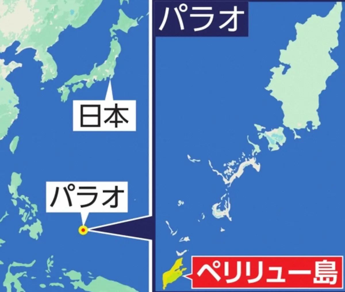 【画像・写真】パラオ南西部のペリリュー島
