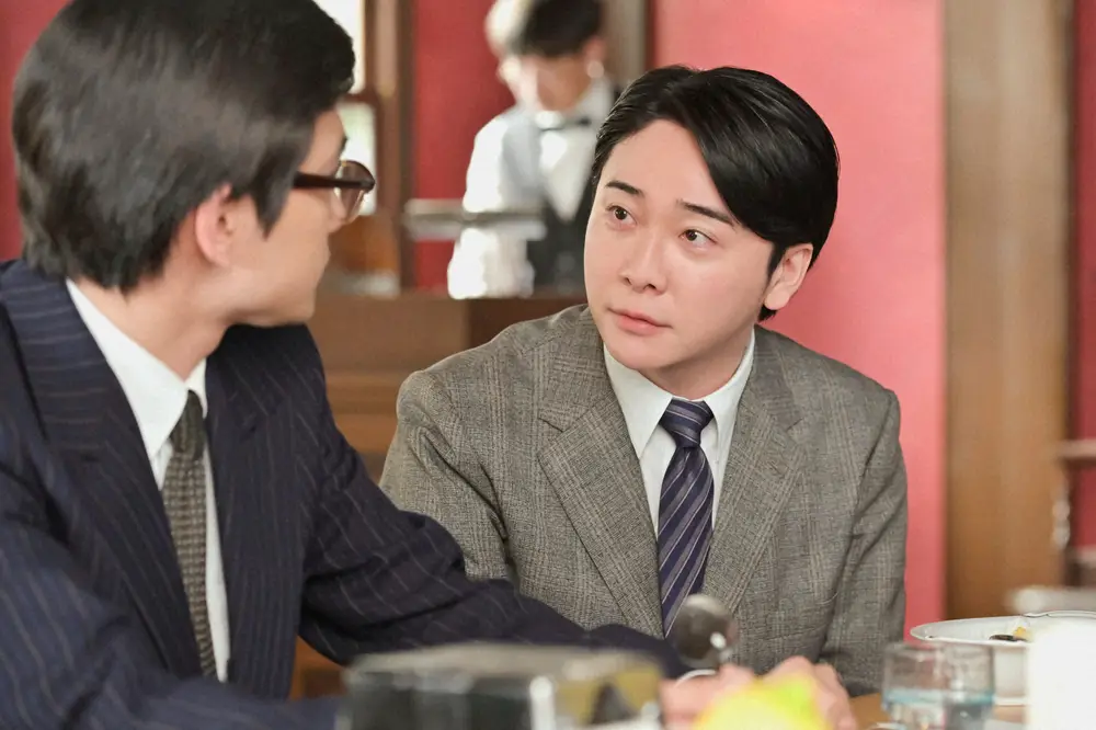 【画像・写真】連続テレビ小説「あんぱん」第94話。5年後、いせたくや（大森元貴・右）は偶然、柳井嵩（北村匠海）と再会し…（C）NHK