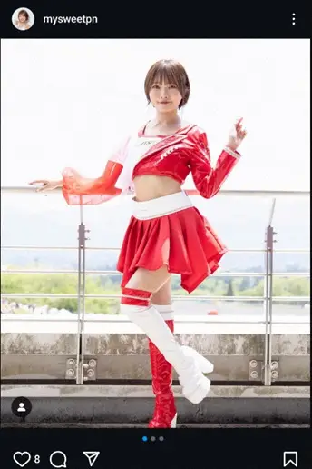 【画像・写真】“令和のハイレグ天使”安西茉莉　レオタード姿のバースデーショット公開　ファンが祝福