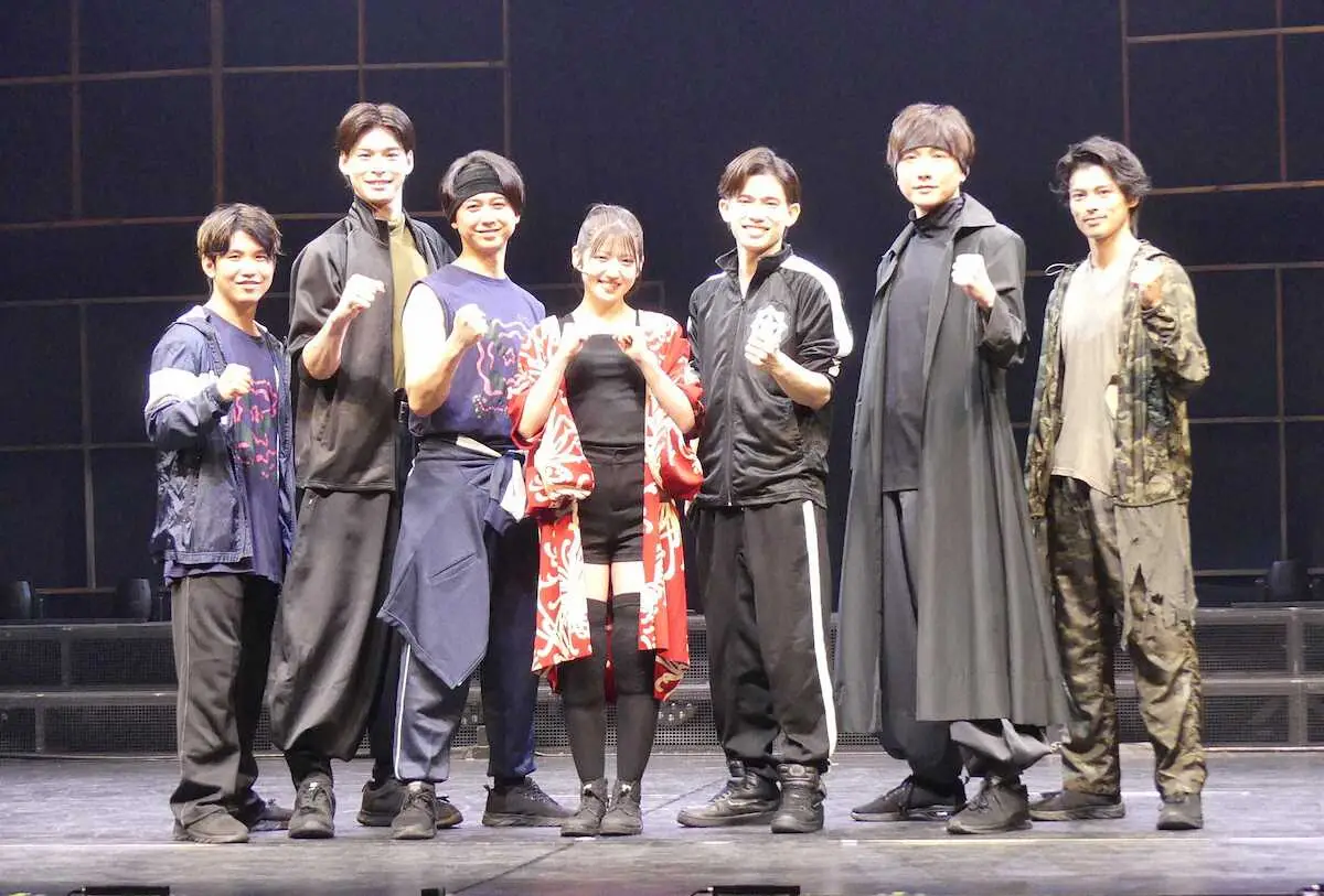 【画像・写真】村山彩希「全力で沖田総司演じたい」　主演舞台「新・幕末純情伝」公開稽古