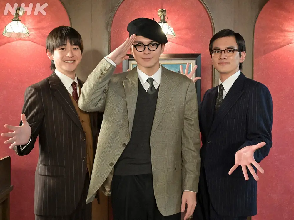 【画像・写真】「あんぱん」嵩の靴ひもを…手嶌治虫“好青年”ネット沸く「オサムシじゃない」眞栄田郷敦が朝ドラデビュー
