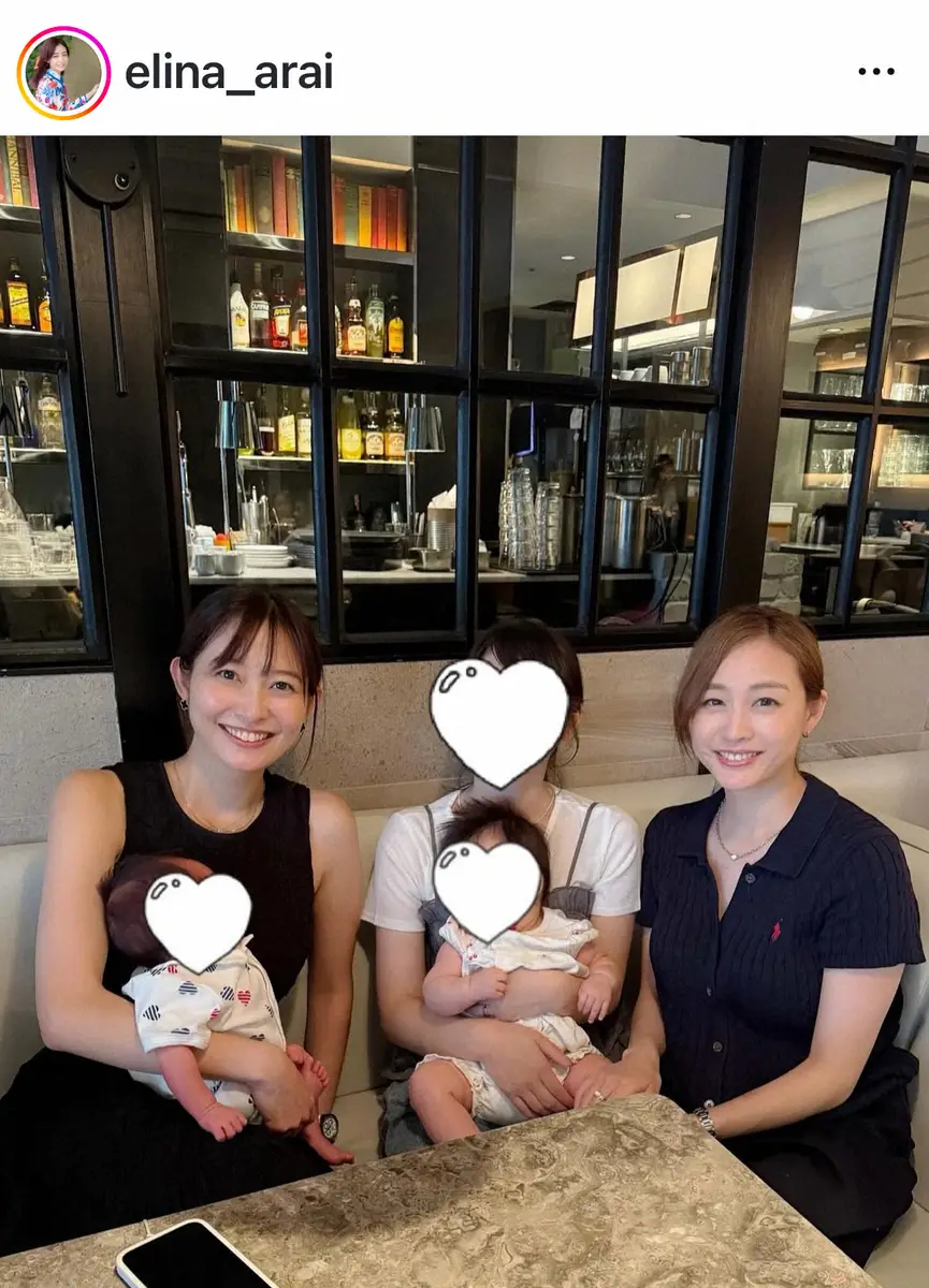 【画像・写真】青学大出身・新井恵理那アナ「学生の頃からずっと縁のある」テレ朝人気アナらとのランチ報告　