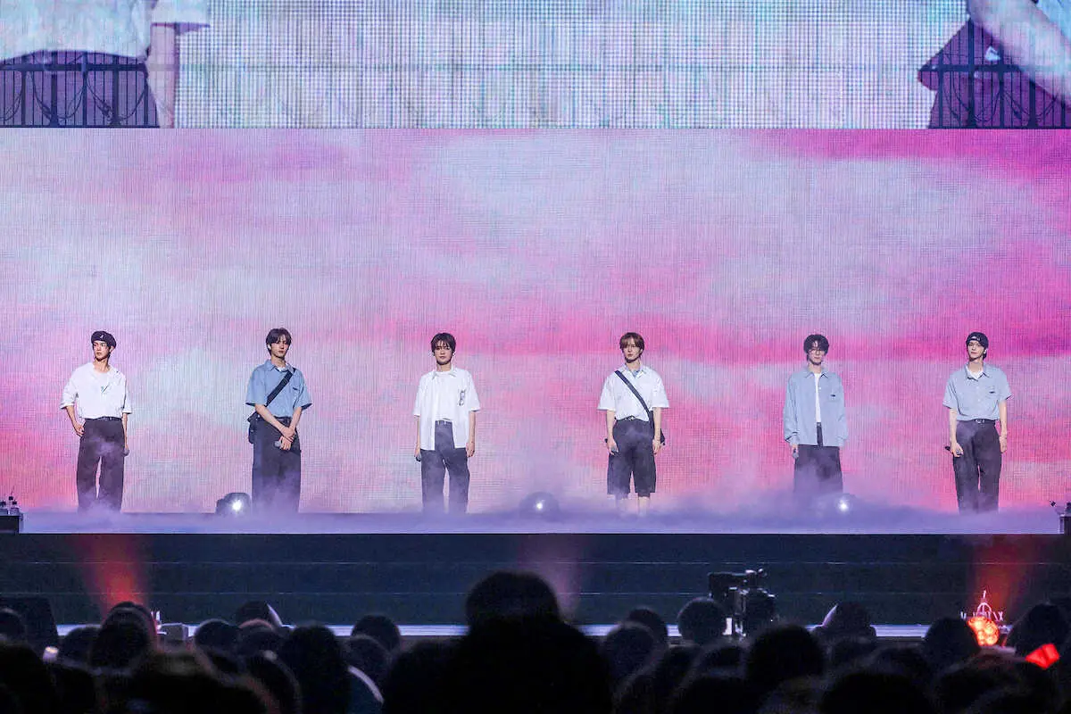 【画像・写真】TWS　初の日本ツアー完走で万感の笑顔！「全力」の22曲締め　骨折で謝罪のYOUNGJAEにも大歓声