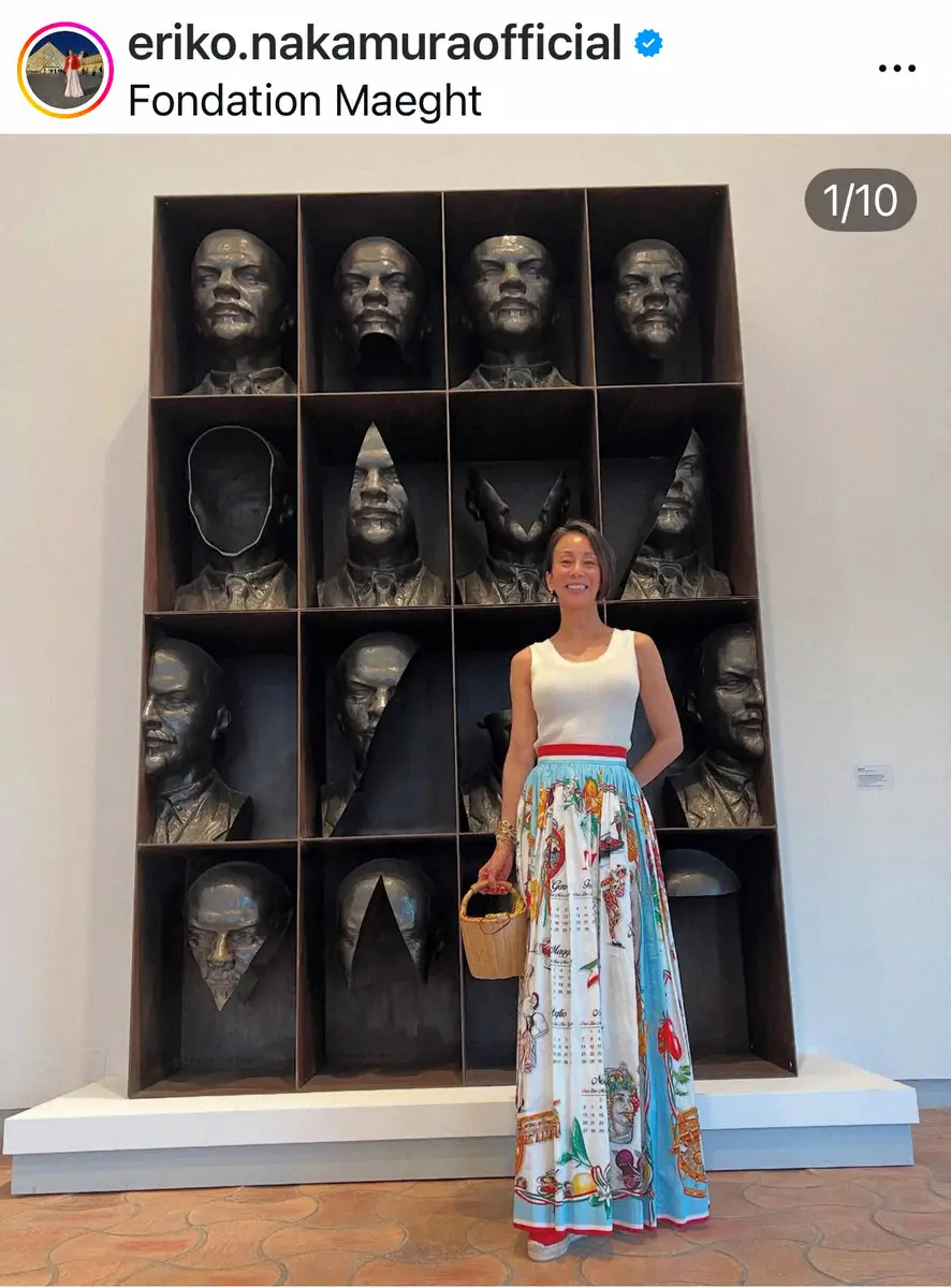 【画像・写真】パリ在住・中村江里子　家族そろって夫の愛車・クラシックカーで帰宅もまさかのトラブル「爆音発生」