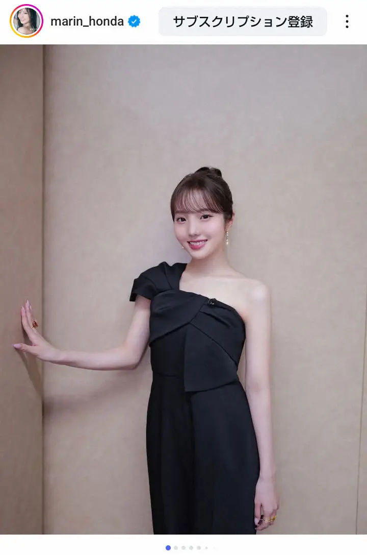 【画像・写真】本田真凜さん　ワンショル大胆ドレス姿に反響！「女神様にしか見えない」「奇麗過ぎる」の声