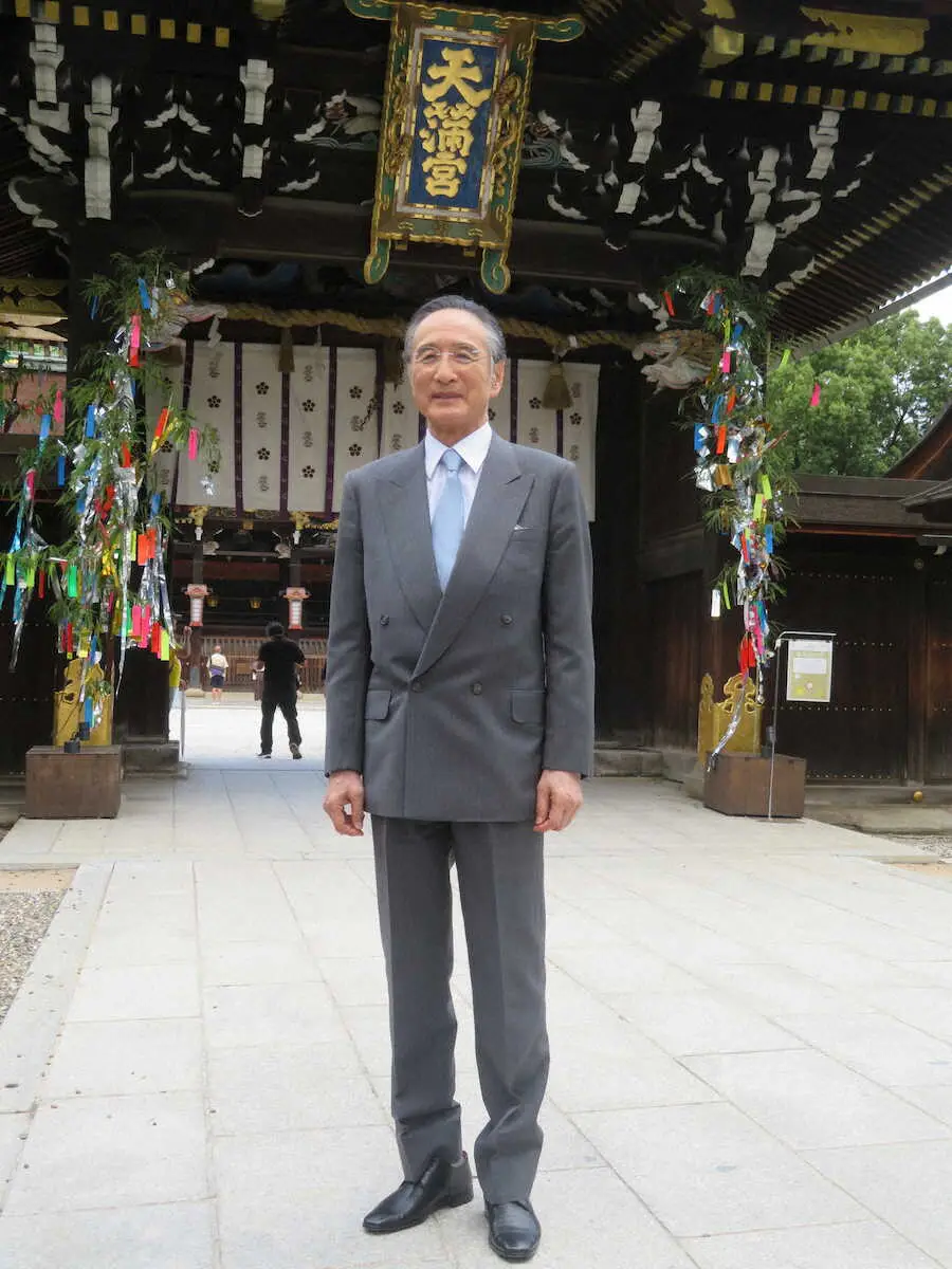 【画像・写真】片岡仁左衛門　「通し狂言　菅原伝授手習鑑」成功を京都・北野天満宮で祈願