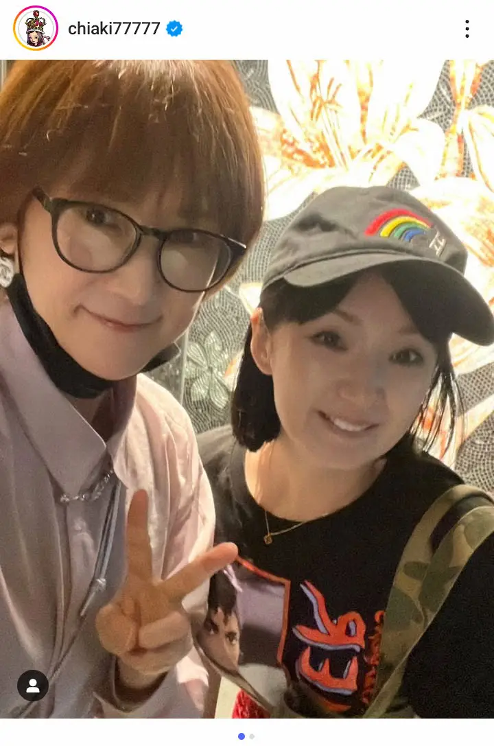 【画像・写真】千秋“不思議ちゃん枠”の戦友と初ごはんを報告「知り合ってからは30数年。こんな大人になって…」