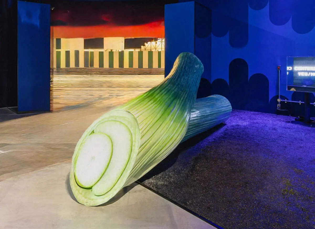 【画像・写真】大阪・関西万博で展示　全長4メートルの“巨大ネギ”万博閉幕後の所有者を公募