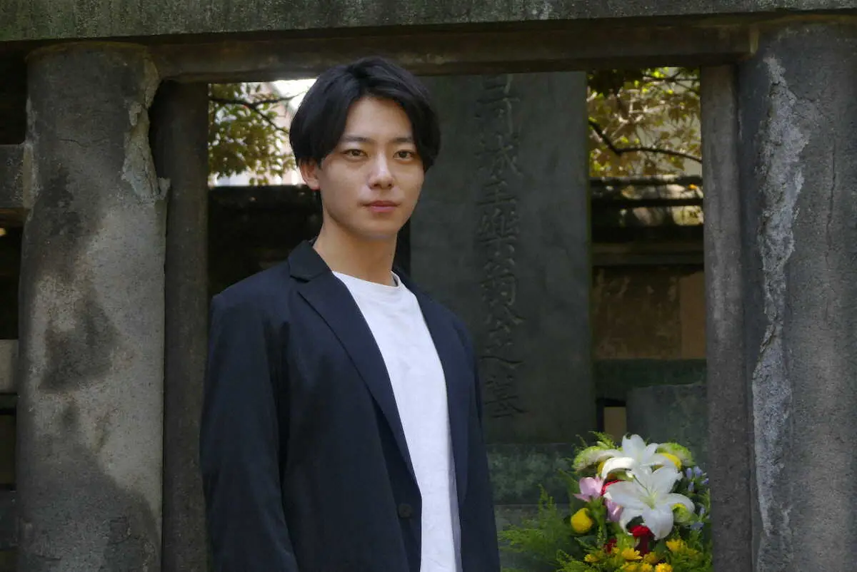 【画像・写真】井上祐貴　NHK大河「べらぼう」で熱演中　松平定信墓訪れ「任せてください」