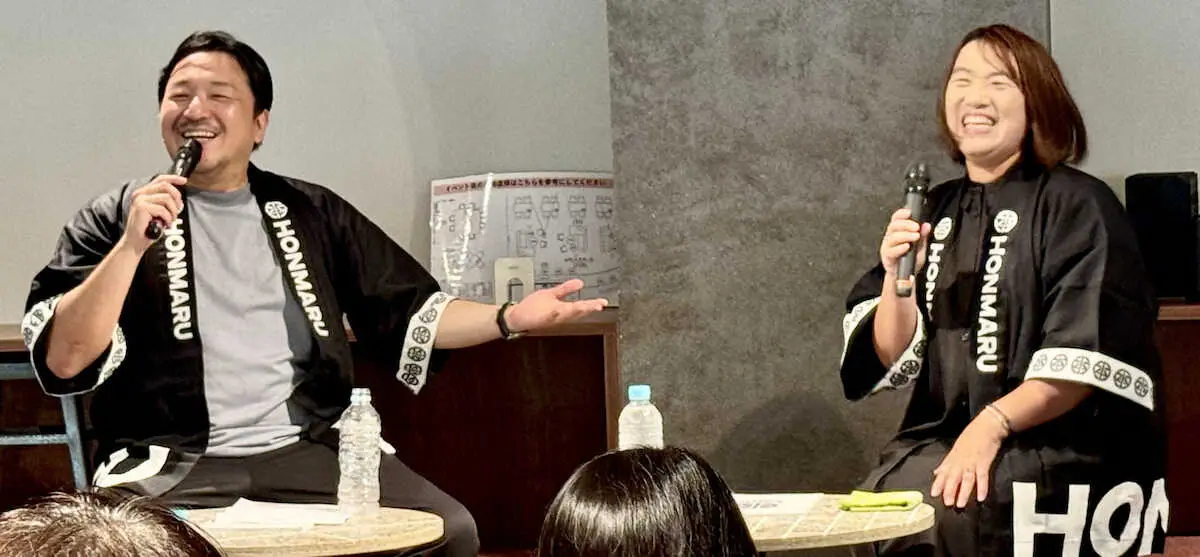 【画像・写真】今村翔吾氏＆湊かなえ氏がトークショー　朝日新聞の異例の長期連載の秘話明かす