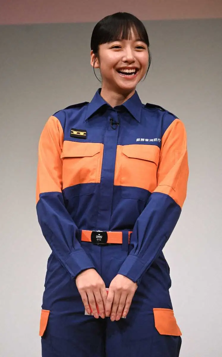 【画像・写真】山之内すず　消防団の活動服は「気が引き締まる」入団推進サポーターとして若い世代＆女性に魅力発信へ
