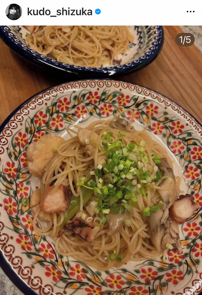 【画像・写真】工藤静香　「イタリアの方に叱られそうな煮込みパスタ」レシピ公開に反響「これは助かる」「さっすが」