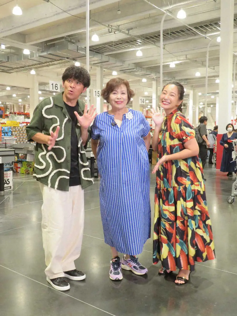 【画像・写真】上沼恵美子、36年ぶりのテレビ大阪出演でコストコ初体験　「今度は上川隆也さんがいい」