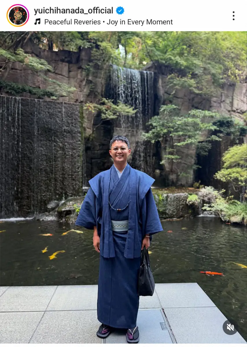 【画像・写真】花田優一　祖父・先代貴ノ花の和服を仕立て直してパーティーへ「自然と背筋が伸びます」