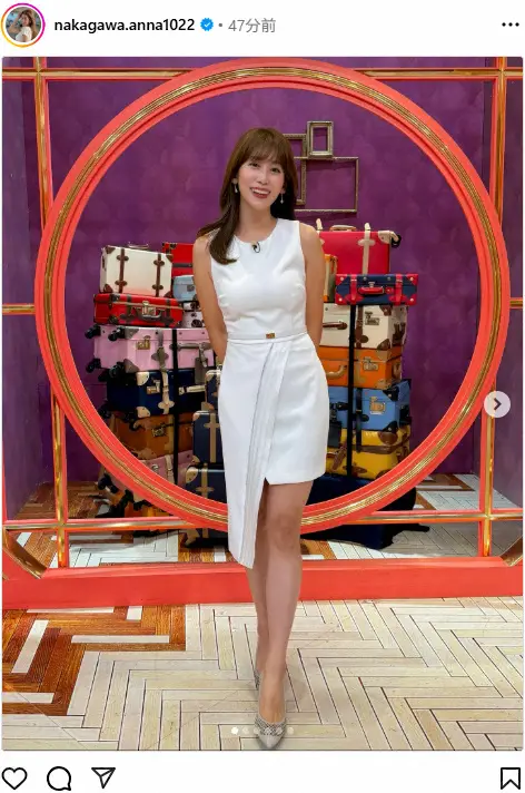 【画像・写真】「神スタイル」「峰不二子度↑」元NHK・中川安奈　ミニスカ美脚ショットが大反響！トホホな裏話も