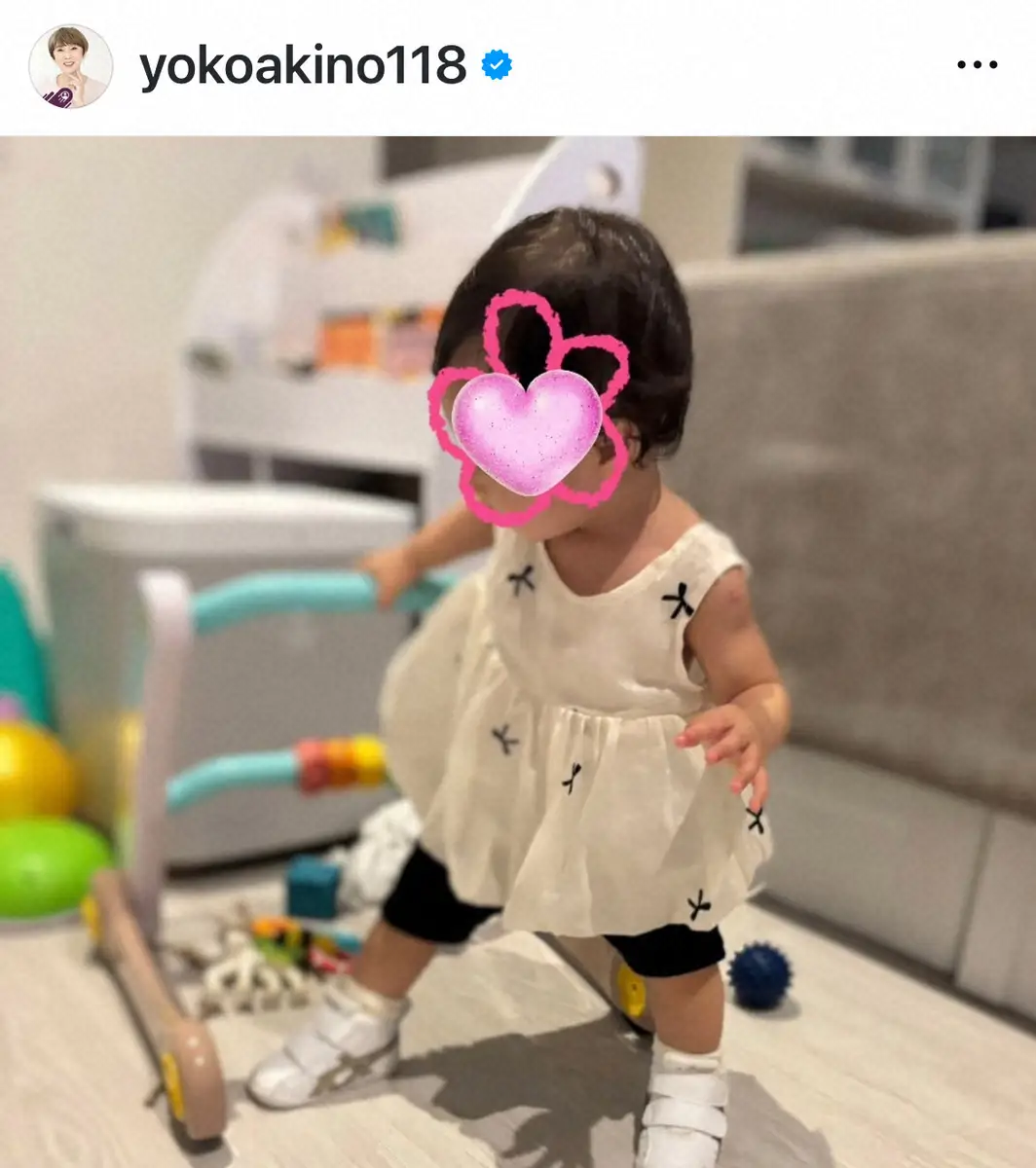 【画像・写真】秋野暢子　初孫の1歳誕生日報告　成長に目尻を下げる「もう、歩いてます。ちょっと早いのです」