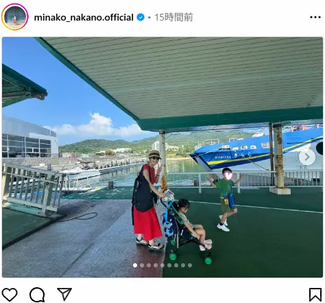 【画像・写真】中野美奈子　子連れで弾丸万博旅も…翌日ダウン　「恐るべし万博…45の運動不足のBBAは軽い熱中症で」