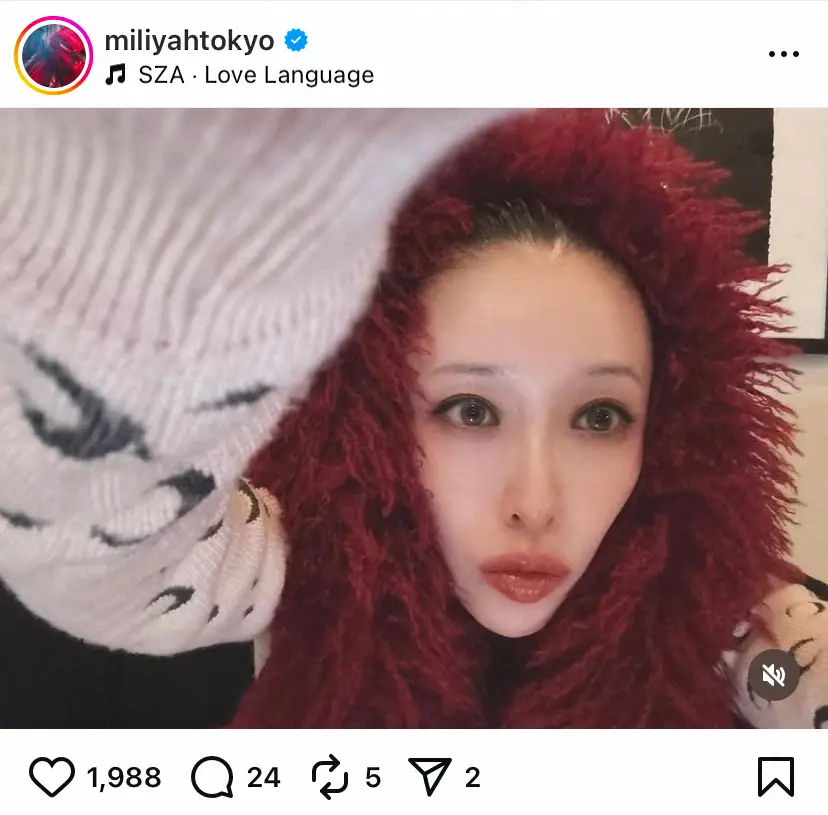 【画像・写真】加藤ミリヤ　8月に第3子出産、産休中も…「MV撮影」報告にファンざわつく「さすがです」「本当タフ」