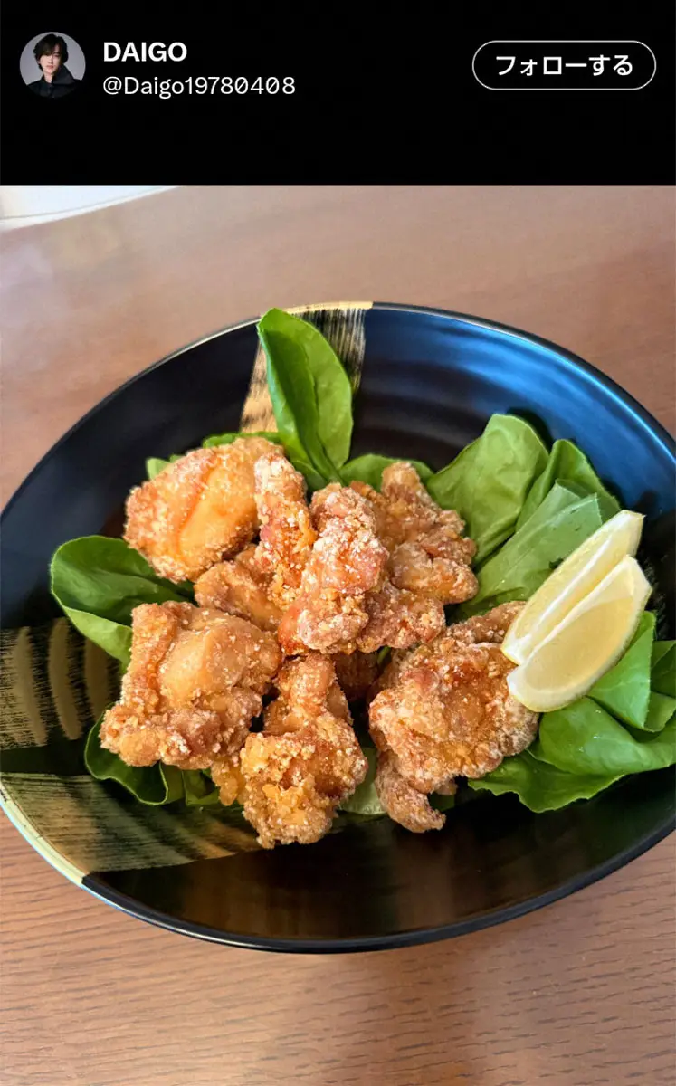 【画像・写真】DAIGOの公式X（@Daigo19780408)からから