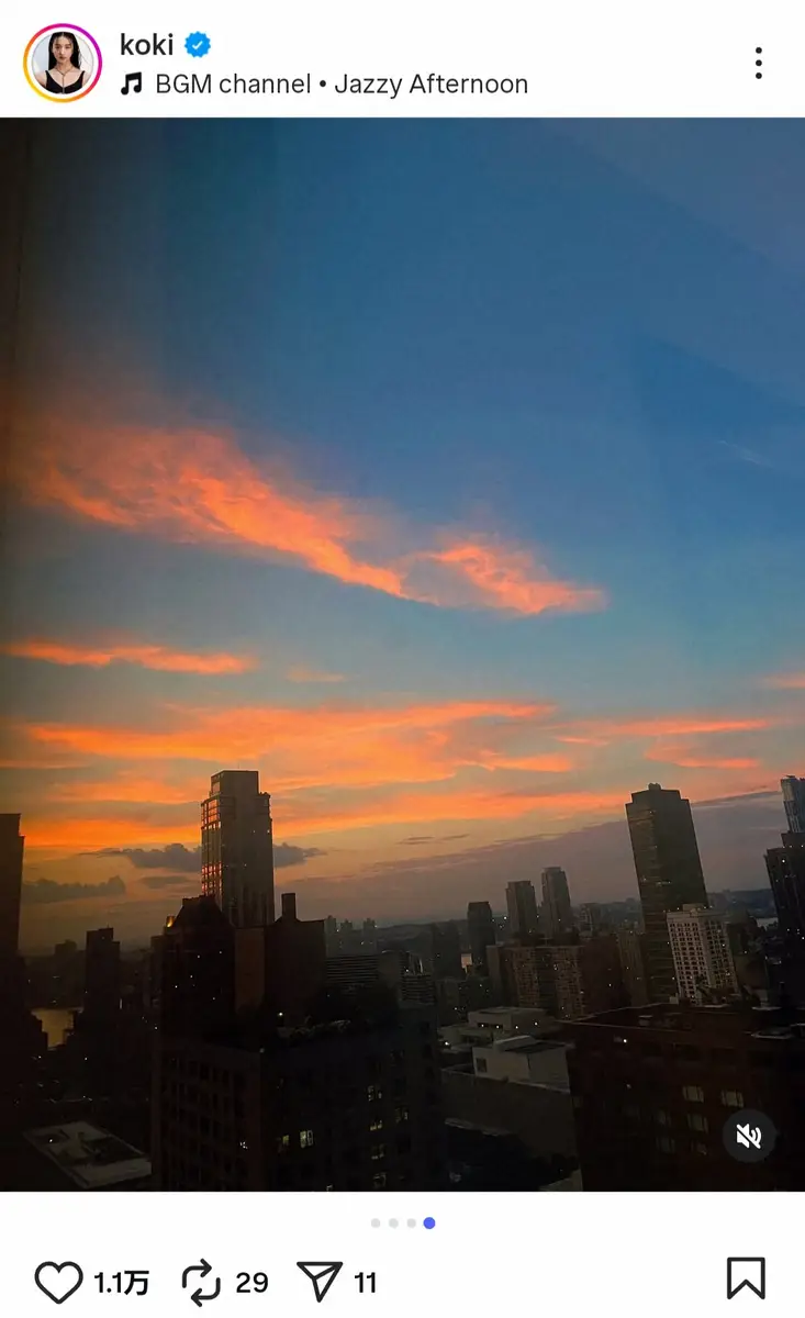 【画像・写真】Koki,　ヒョウ柄Tシャツの着こなしが話題！“ブラウンコーデ”でNYを満喫オフショット披露