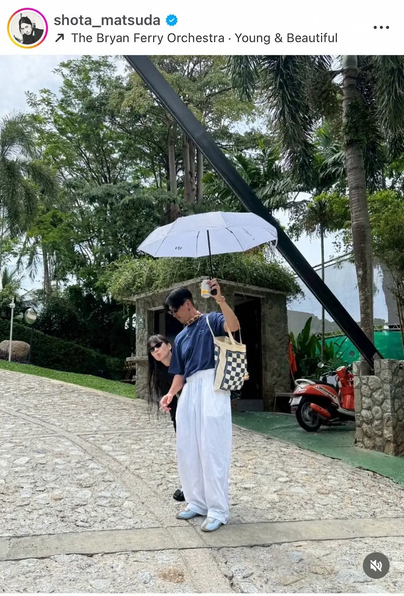 【画像・写真】松田翔太「ずっと憧れていた40歳」突入！　激レアプラべ写真に反響「とてつもなくかっこいい夫婦」