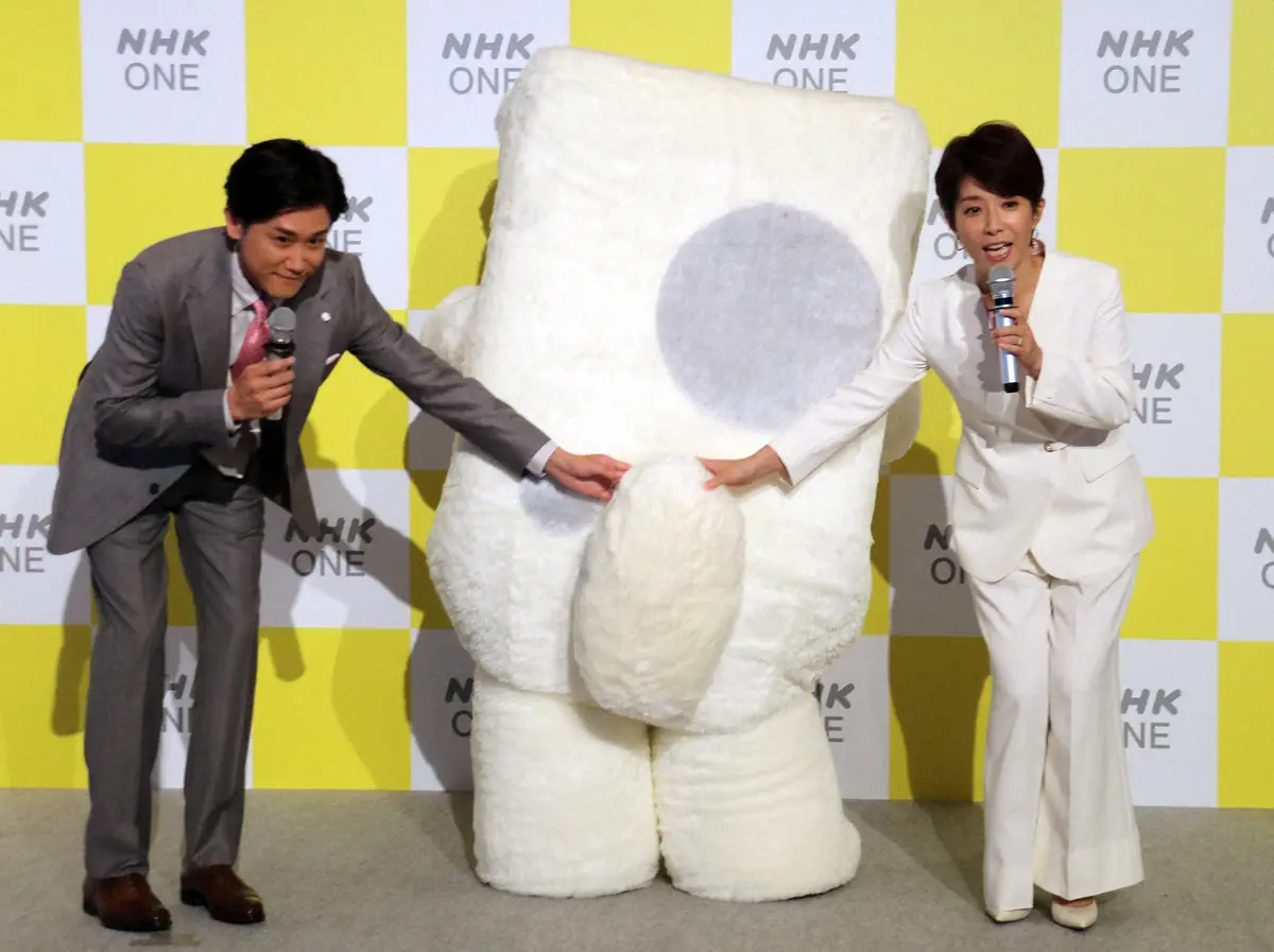 【画像・写真】新キャラクター「NHK ONEどーもくん」お披露目　廣瀬智美アナ「安心感や進化を皆さんに」
