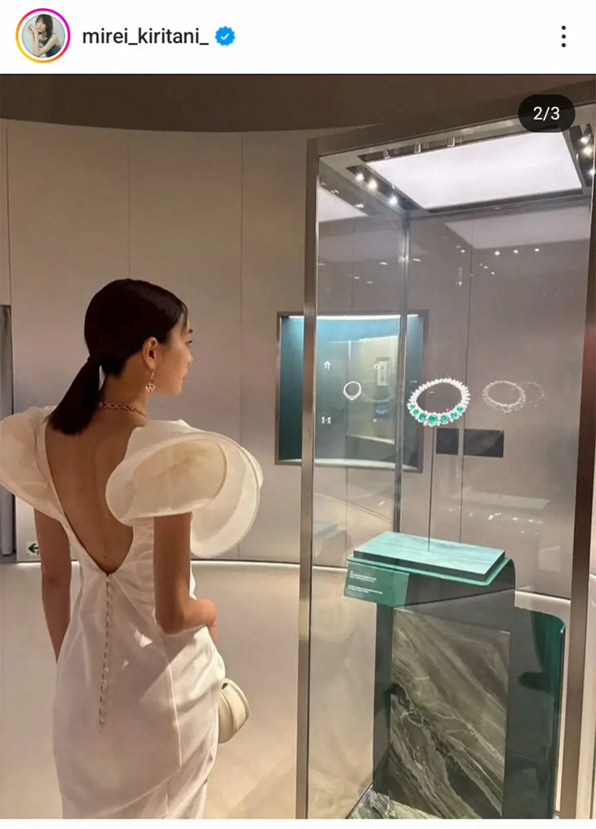 【画像・写真】桐谷美玲　ゴージャスジュエリー＆エレガントなホワイトドレス姿披露に「素敵」「本当に美しい」の声