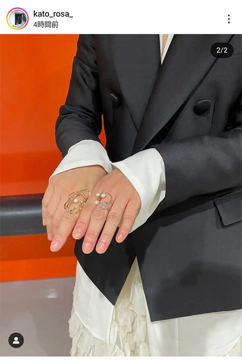 【画像・写真】加藤ローサのインスタグラム（@kato_rosa_）から