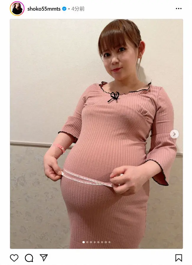 【画像・写真】出産間近の中川翔子　腹囲のサイズが衝撃的「え、、、、」「双子臨月ってこんなことになるんか」