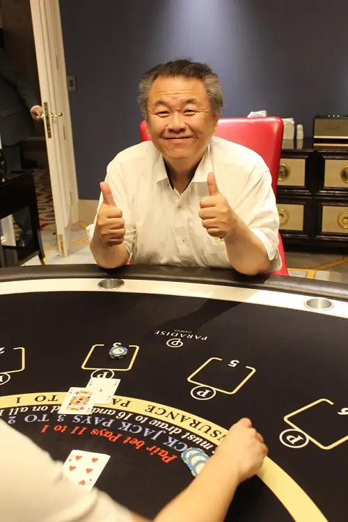 【画像・写真】ブラックジャックで見せた土俵際での粘り　貴闘力のソウル訪問④