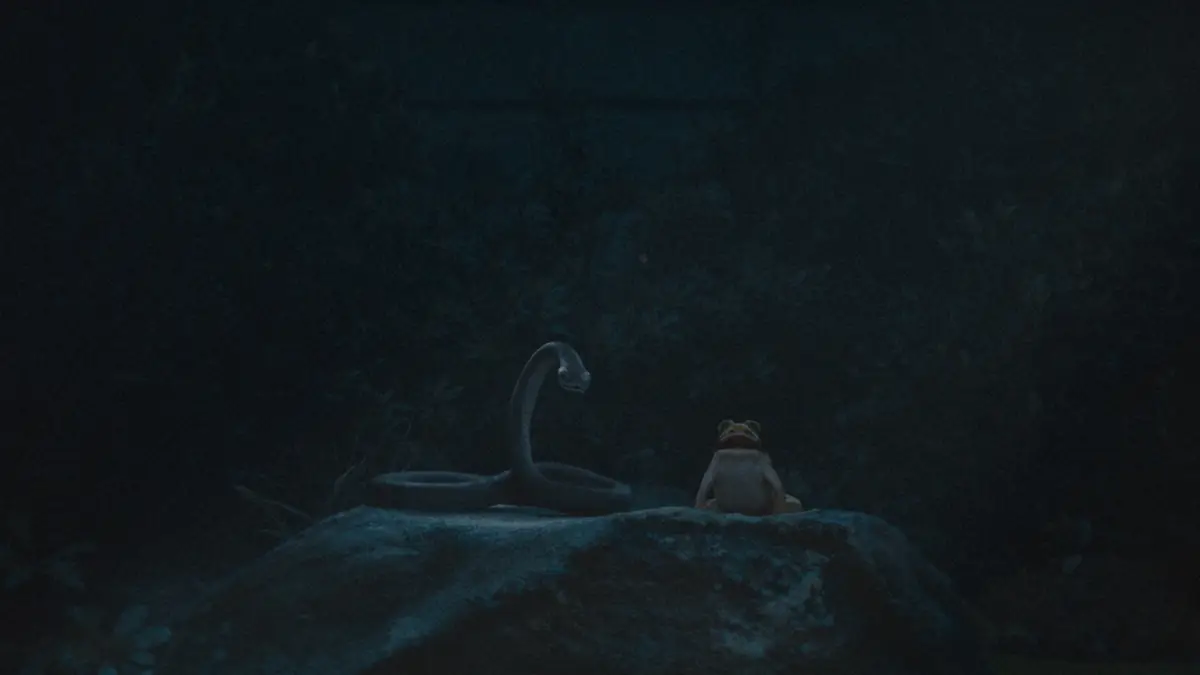 【画像・写真】連続テレビ小説「ばけばけ」蛇・蛙（かえる） （C）NHK 