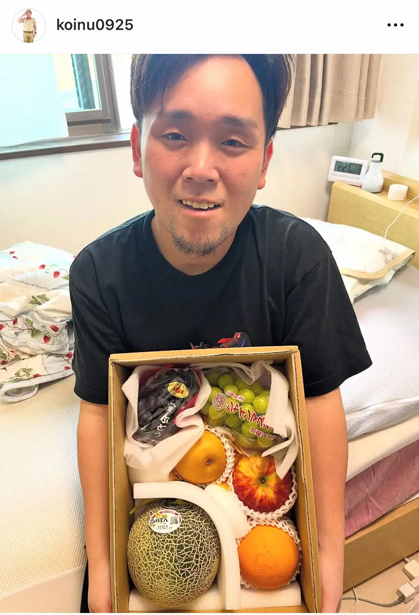 【画像・写真】ステージ4の肝臓がんと闘う35歳元芸人　抗がん剤の点滴終えて退院報告も「数日は副作用のしんどさで…」