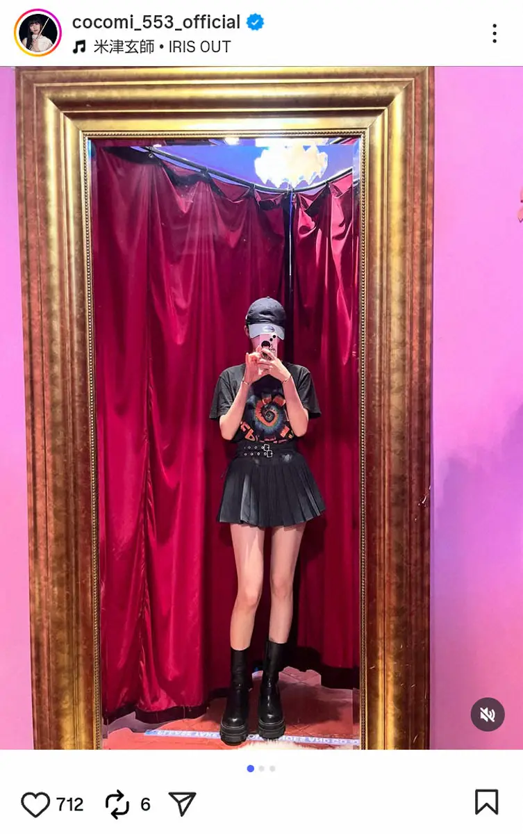 【画像・写真】Cocomi　超ミニの秋コーデで美脚スラリ「太ももがスースーする。。。」「勢いで買ってしまいました」