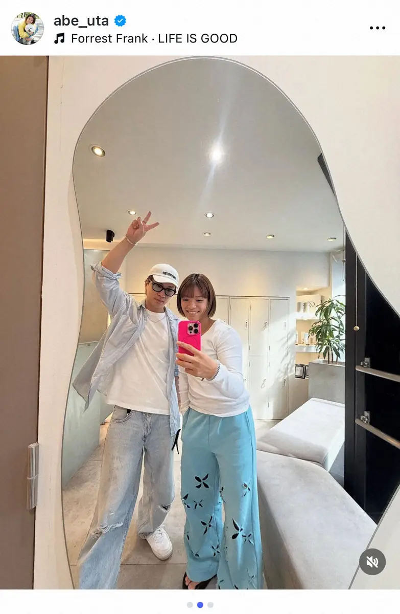 【画像・写真】阿部詩　3年ぶりに前髪作った新ヘア披露に絶賛の声「可愛いすぎ」「めっちゃ似合ってます」