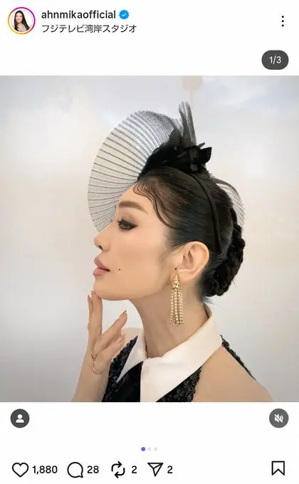 【画像・写真】アンミカ　“芸術級”?!美しすぎる横顔ショットが話題「横顔の悪魔」「う、う、美しい」