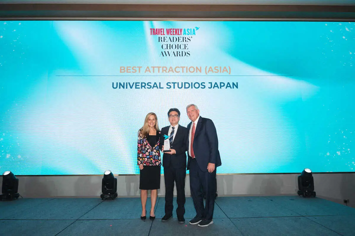 【画像・写真】USJに世界的な賞が贈られた