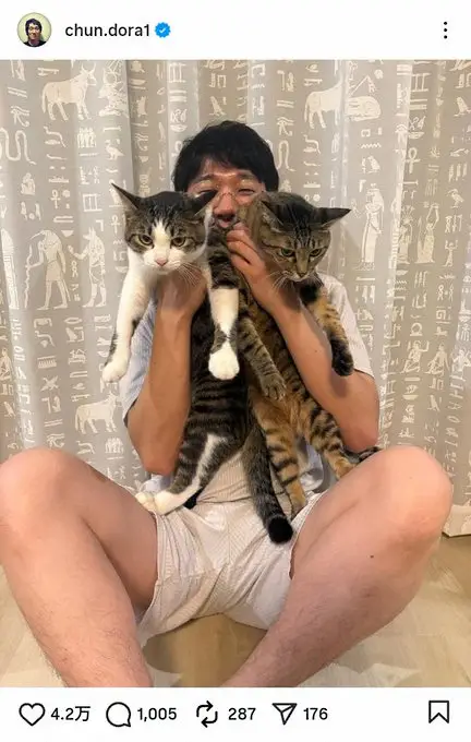 【画像・写真】KOC王者ロングコートダディ堂前　ファンへ感謝の3ショットに祝福の嵐「本当に秀逸」「努力家で天才」